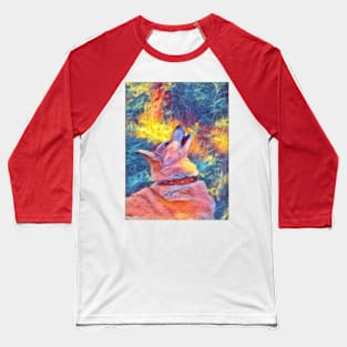 Fire dog Baseball T-Shirt